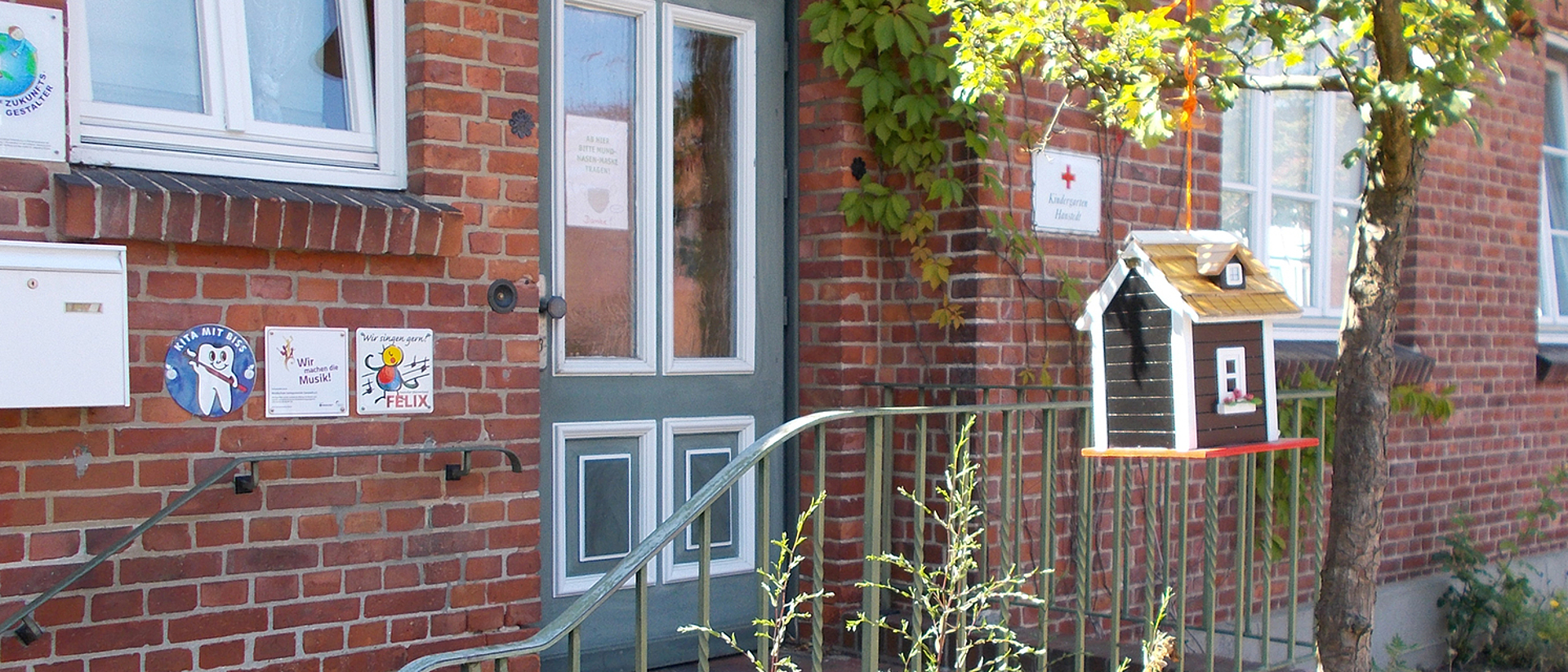 Eingang Kita Hanstedt Schulstraße