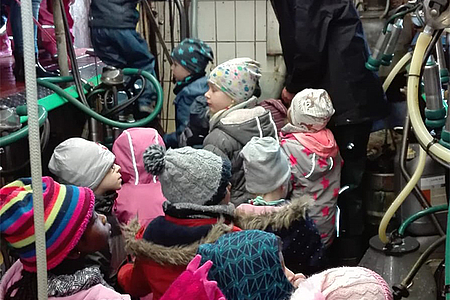Kinder in der DRK-Kita Rote-Kreuz-Straße